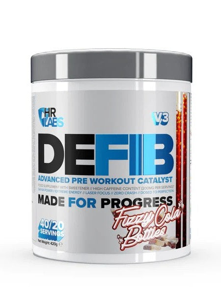1-Defib V3 - Advanced Pre Workout Catalyst, Fizzy Cola Bottles - 420 grams 1