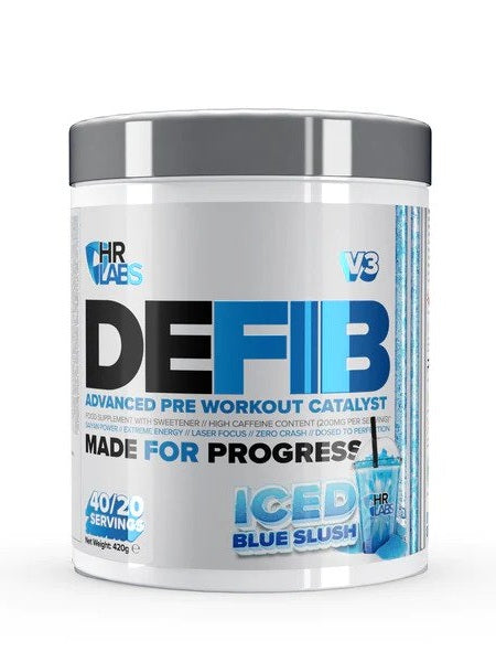 1-Defib V3 - Advanced Pre Workout Catalyst, Iced Blue Slush - 420 grams 1