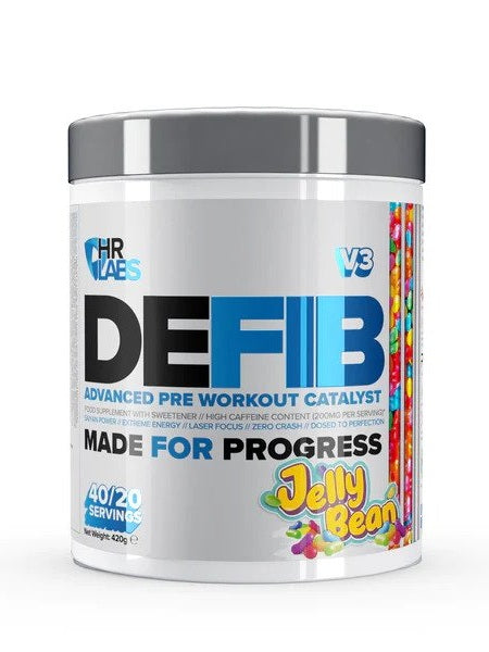 1-Defib V3 - Advanced Pre Workout Catalyst, Jelly Bean - 420 grams 1