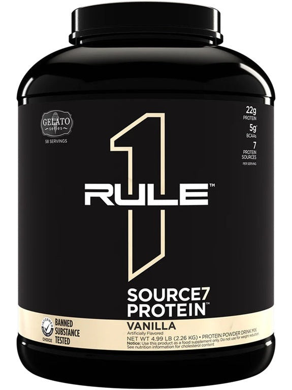 1-Source7 Protein, Vanilla Gelato - 2260 grams 1
