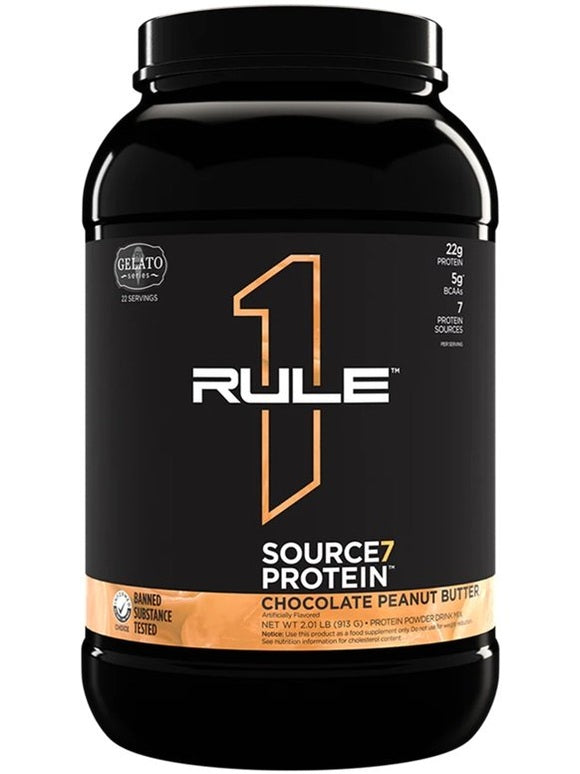 1-Source7 Protein, Chocolate Peanut Butter Gelato - 913 grams 1