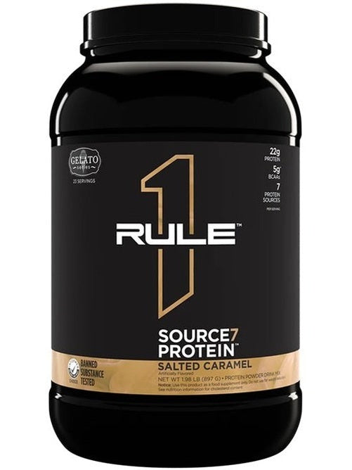 1-Source7 Protein, Salted Caramel Gelato - 897 grams 1
