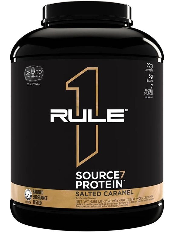 1-Source7 Protein, Salted Caramel Gelato - 2260 grams 1