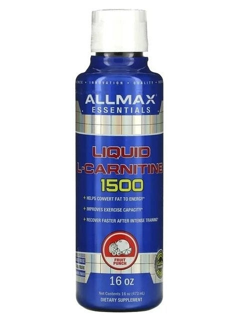 1-Liquid L-Carnitine 1500, Fruit Punch - 473 ml. 1
