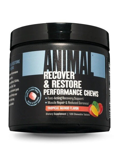 1-Recover & Restore Performance Chews, Tropical Mango - 120 chewable tabs 1