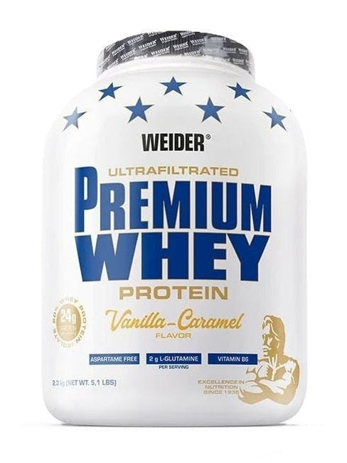 1-Premium Whey, Vanilla Caramel - 2300 grams 1