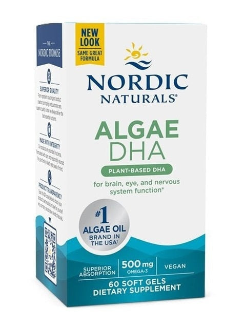 1-Algae DHA, 500mg - 60 softgels 1