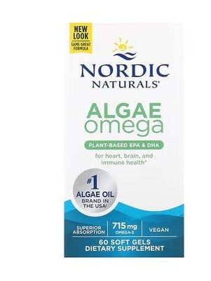 1-Algae Omega, 715mg Omega 3 - 60 softgels 1