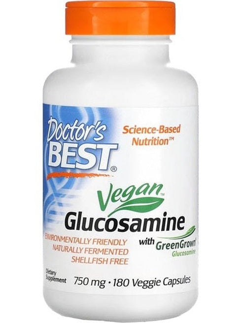 1-Vegan Glucosamine with GreenGrown, 750mg - 180 vcaps 1