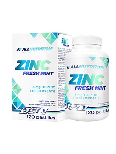 1-Zinc, 15mg (Fresh Mint) - 120 pastilles 1