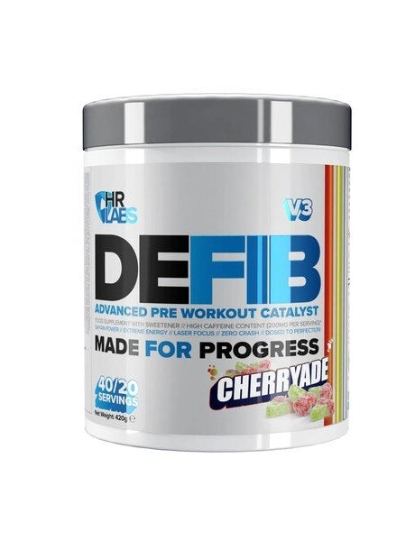 1-Defib V3 - Advanced Pre Workout Catalyst, Cherryade - 420 grams 1