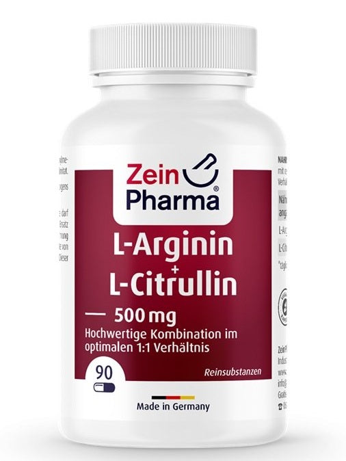 1-L-Arginine + L-Citrulline, 500mg - 90 caps 1