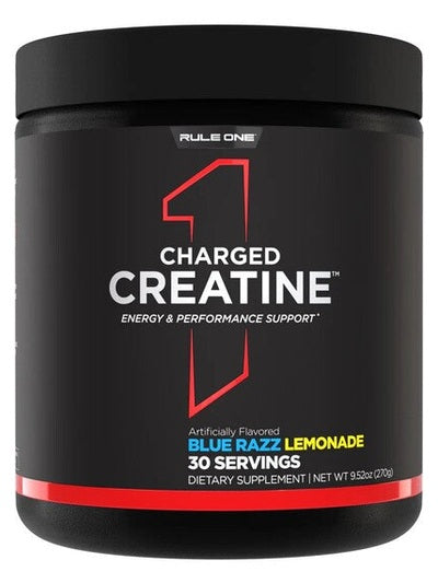 1-Charged Creatine, Blue Razz Lemonade - 270 grams 1