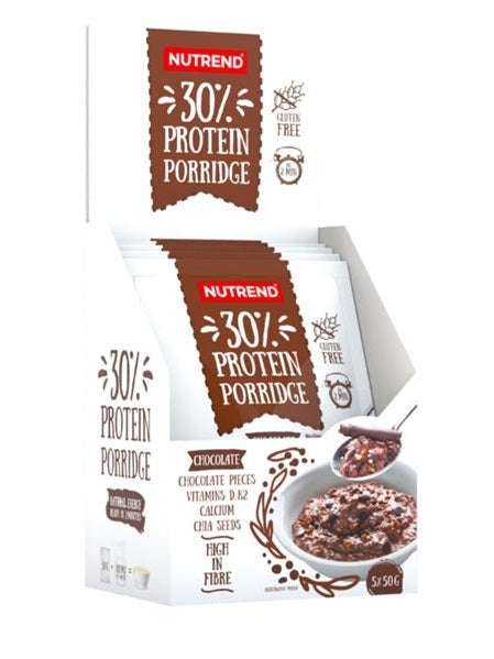 1-30% Protein Porridge, Chocolate - 5 x 50g 1