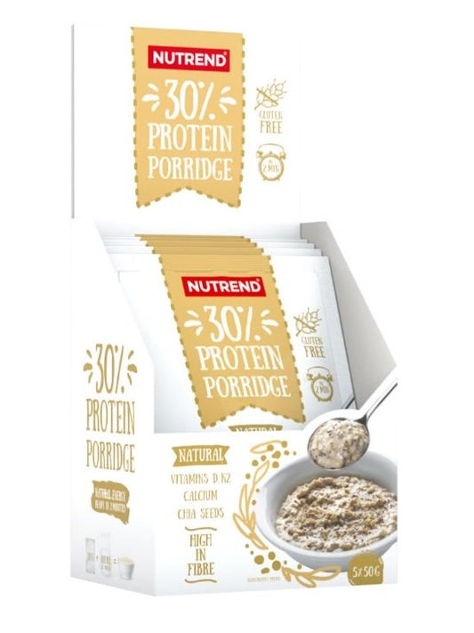 1-30% Protein Porridge, Natural - 5 x 50g 1