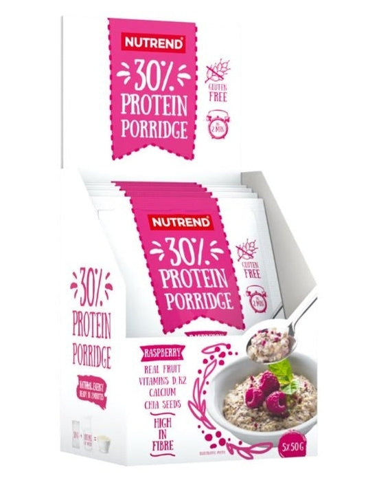 1-30% Protein Porridge, Raspberry - 5 x 50g 1