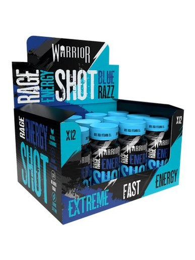 1-Rage Energy Shot, Blue Razz - 12 x 60 ml. 1