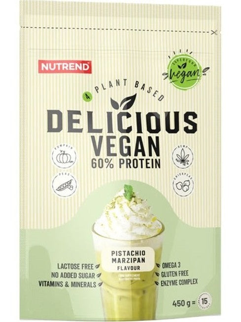 1-Delicious Vegan, Pistachio Marzipan - 450 grams 1