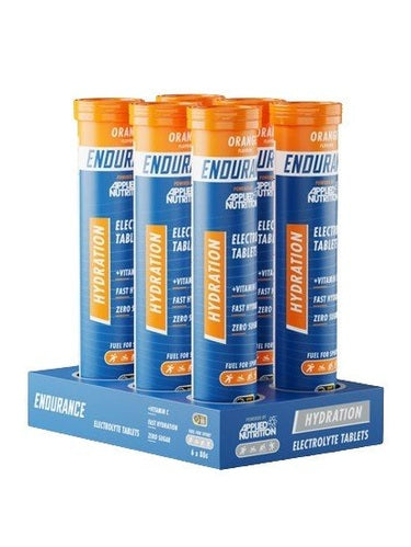 1-Endurance Hydration Electrolyte Effervescent Tablets, Orange - 6 x 20 tabs 1
