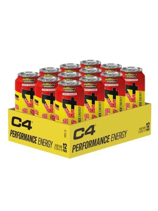 1-C4 Performance Energy, Millions Strawberry - 12 x 500 ml. 1