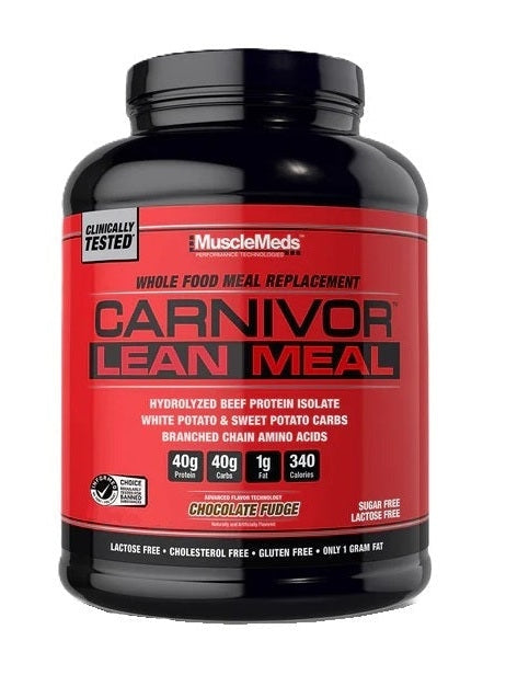 1-Carnivor Lean Meal, Chocolate Fudge - 1898 grams 1