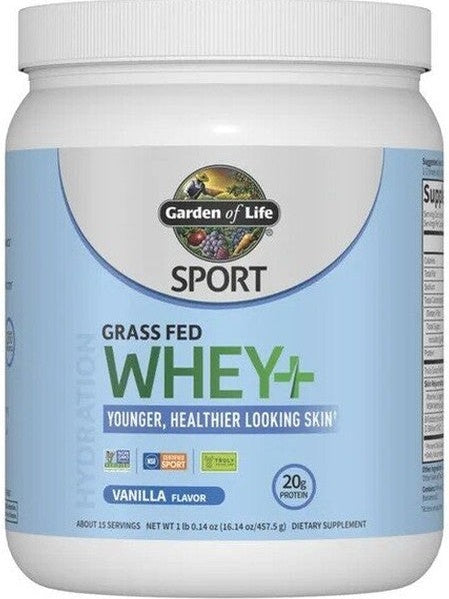1-Sport Grass Fed Whey+ Skin, Vanilla - 457 grams 1