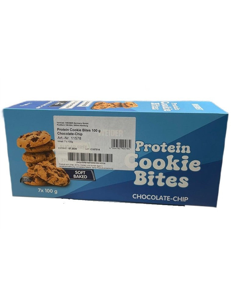 1-Protein Cookie Bites, Chocolate Chip - 7 x 100g 1