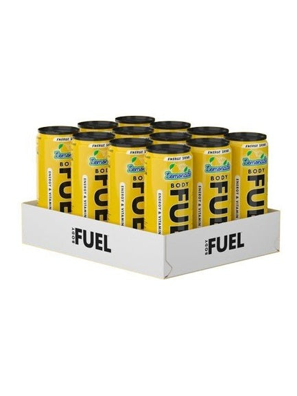 1-Bodyfuel Energy Cans, Lemonade - 12 x 330 ml. 1