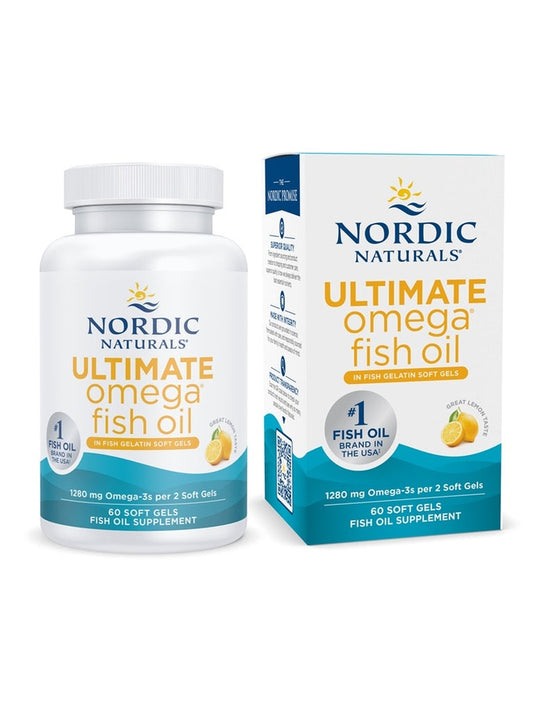1-Ultimate Omega in Fish Gelatin, 1280mg Lemon - 60 softgels 1