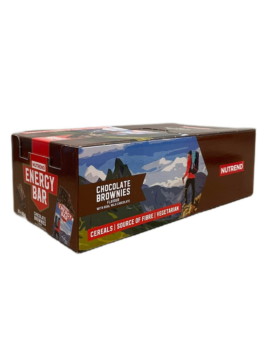 1-Energy Bar, Chocolate Brownies - 20 x 60g 1