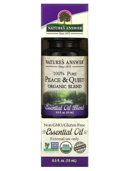 1-100% Pure Peace & Quiet Blend Essential Oil - 15 ml. 1