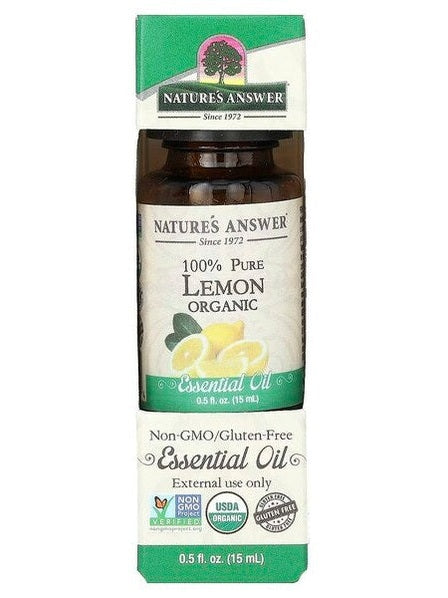 1-100% Pure Lemon Essential Oil - 15 ml. 1