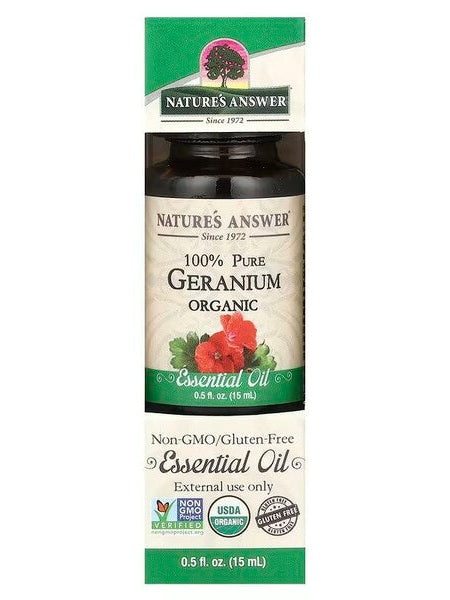 1-100% Pure Geranium Essential Oil - 15 ml. 1