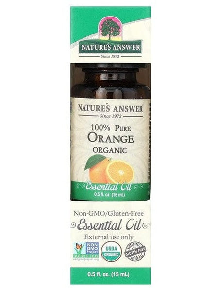 1-100% Pure Orange Essential Oil - 15 ml. 1