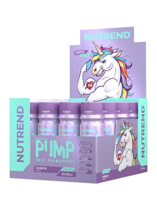 1-Pump Pre-Workout Shot, Rainbow - 20 x 60 ml. 1