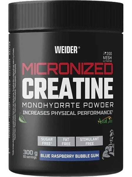 1-Micronized Creatine, Blue Raspberry Bubble Gum - 300 grams 1
