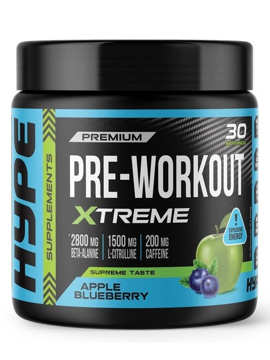 1-Pre-Workout Xtreme, Apple Blueberry - 300 grams 1