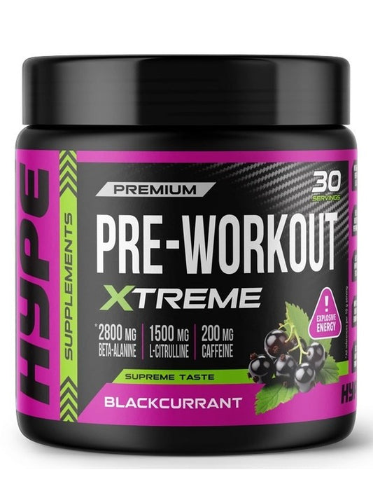 1-Pre-Workout Xtreme, Blackcurrant - 300 grams 1