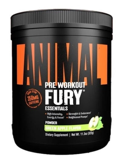 1-Animal Fury, Green Apple - 330 grams 1