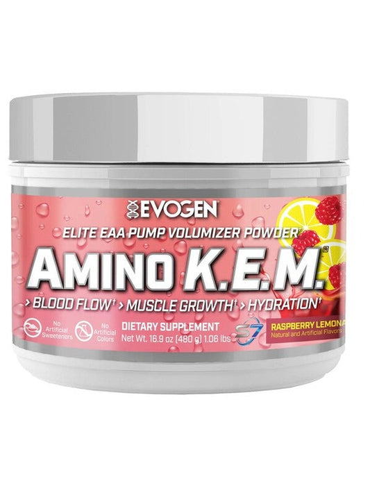 1-Amino K.E.M. EAA, Raspberry Lemonade - 480 grams 1