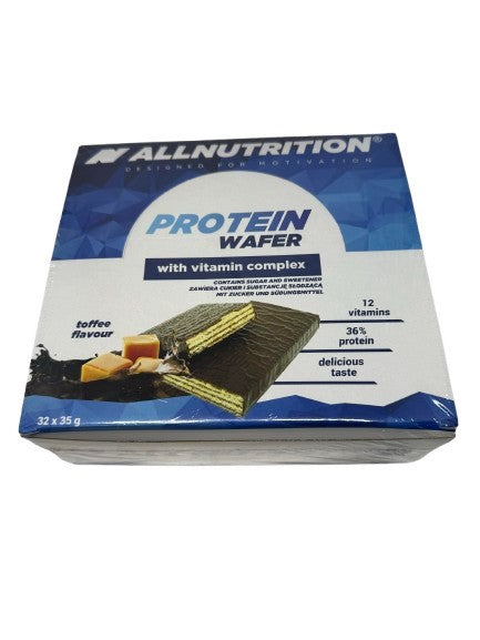 1-Protein Wafer Bar, Toffee - 32 x 35g 1