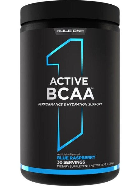 1-Active BCAA, Blue Raspberry - 390 grams 1