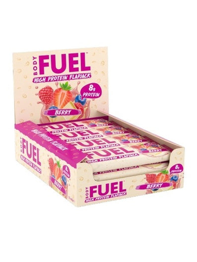 1-Bodyfuel Flapjack, Berry - 12 x 40g 1