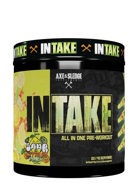 1-Intake All in One Pre-Workout, Sour Citrus Punch - 440 grams 1