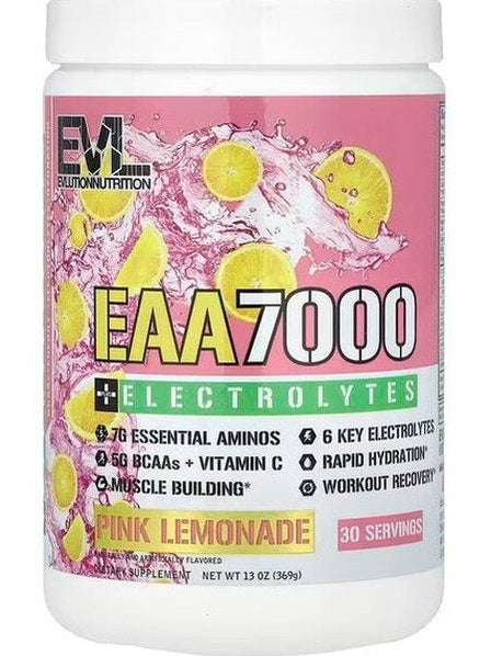 1-EAA 7000 + Electrolytes, Pink Lemonade - 369 grams 1