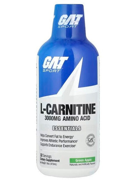 1-L-Carnitine 3000 Liquid, Green Apple - 473 ml. 1