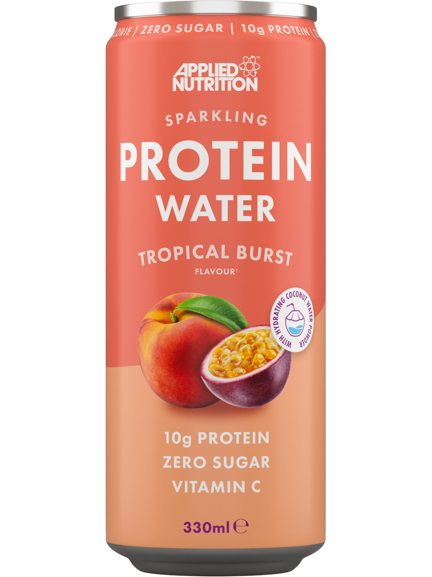 1-Sparkling Protein Water, Tropical Burst - 12 x 330 ml. 1