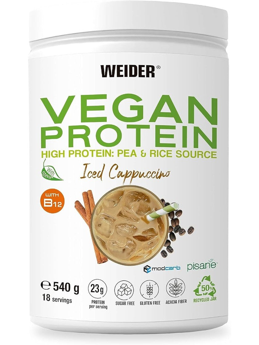 1-Vegan Protein, Iced Cappuccino - 540 grams 1