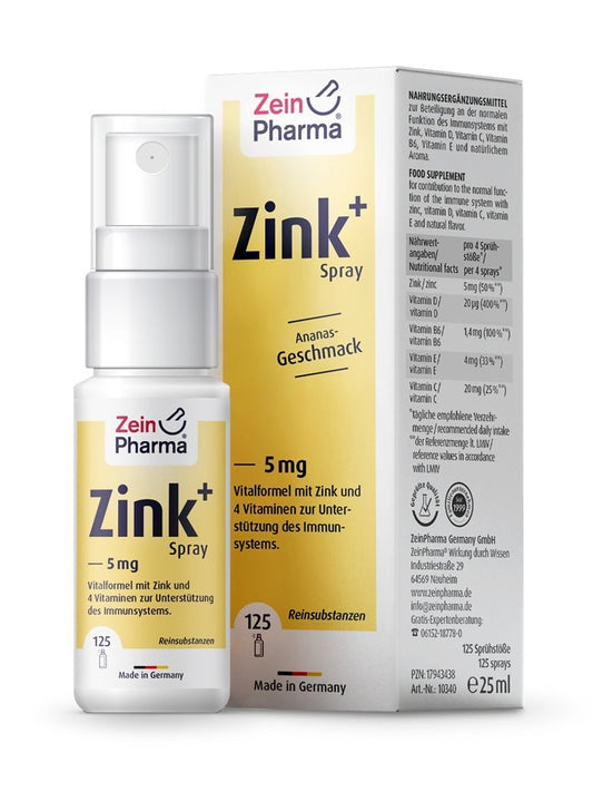 1-Zinc+ Spray, 5mg (Pineapple) - 25 ml. 1