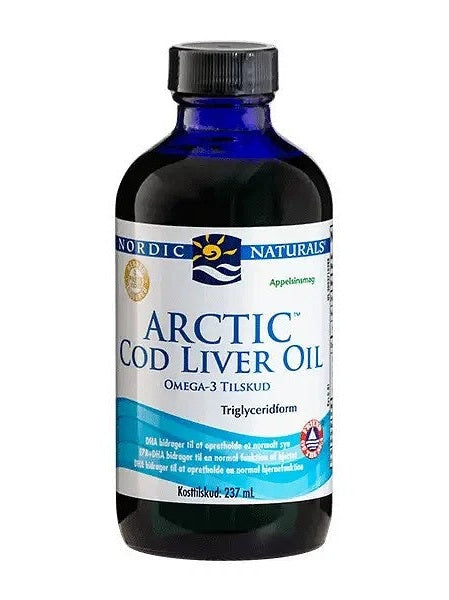1-(Danish Label) Arctic Cod Liver Oil, 1060mg Orange - 237 ml. 1